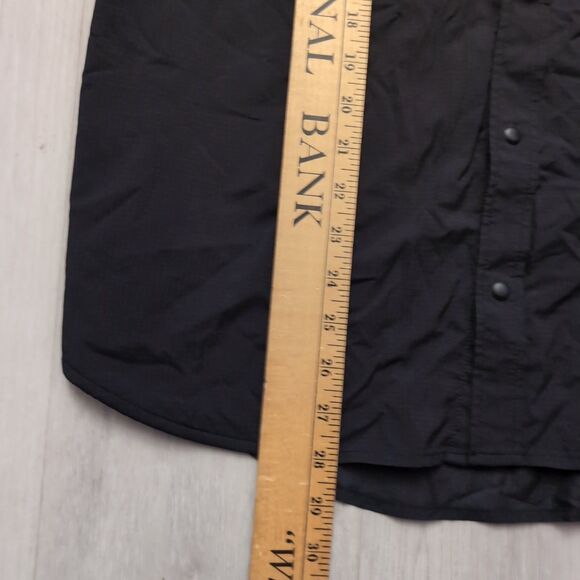 topo designs shirt Mens XL Black Retro River Designs Snap Closure Back Vent - Picture 2 of 4